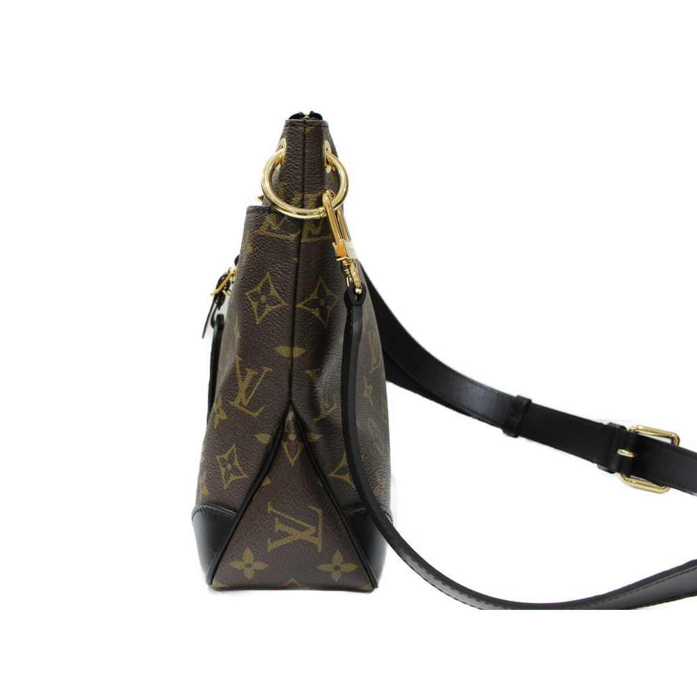 Louis Vuitton Noir Bag Black NM Odeon Fall Monogram Shoulder Winter Strap